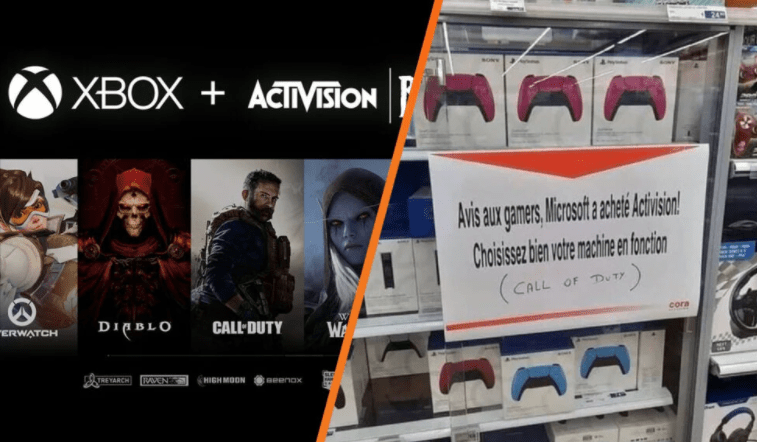 Varejista coloca aviso de alerta nos PS5s: ‘Microsoft comprou a Activision!’