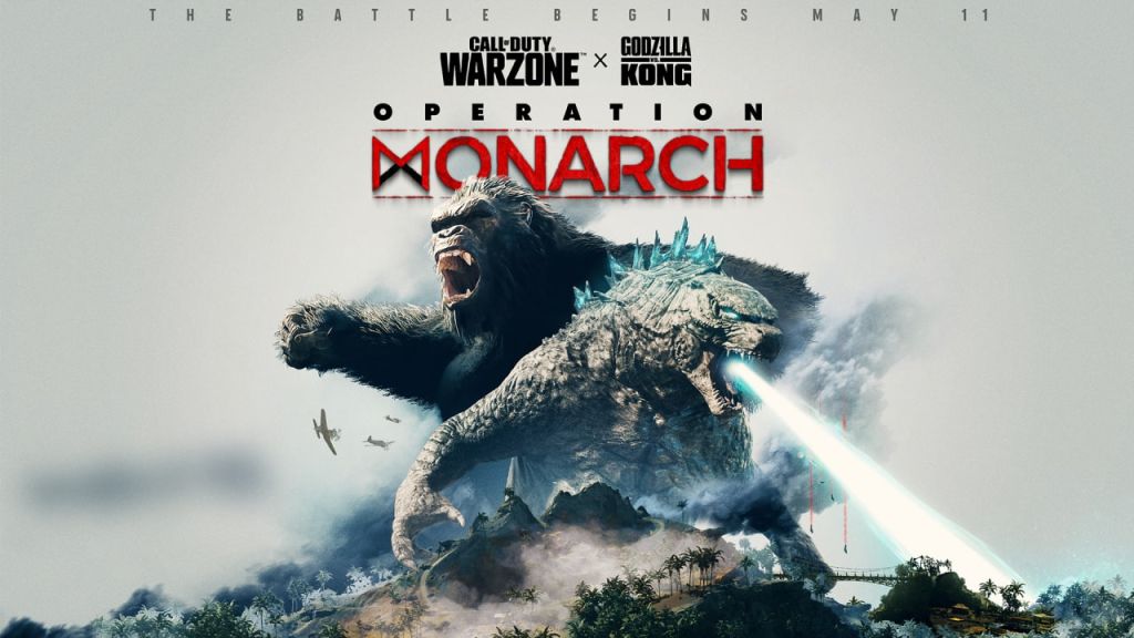 Vazamento da Warzone Operation Monarch revela que Godzilla e King Kong estão chegando em&nbsp;maio