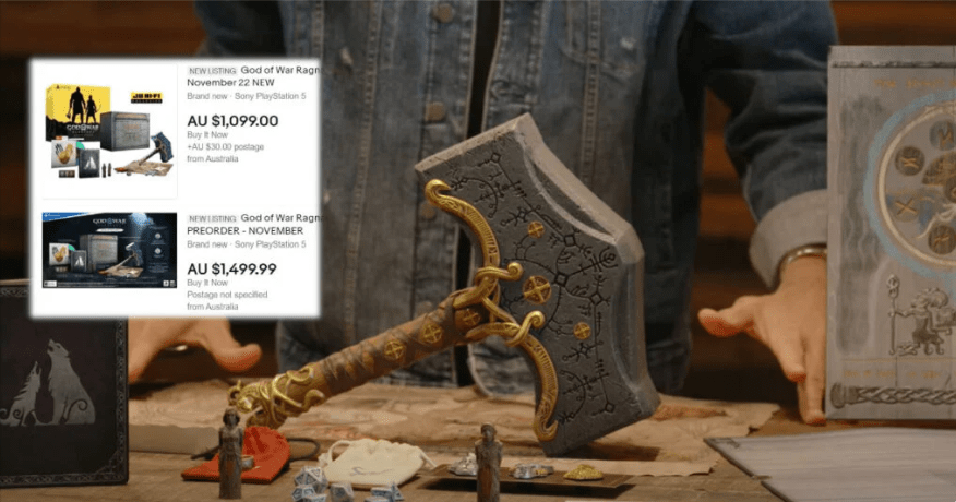 Edição Jotnar de God of War Ragnarok já está sendo escalpelada por três vezes seu preço de&nbsp;varejo