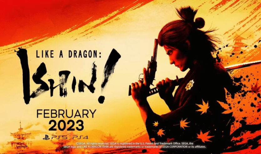 Spin-off de Yakuza, Like a Dragon Ishin, será lançado em&nbsp;2023