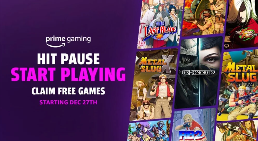 Amazon Prime está dando 10 jogos grátis no Natal, incluindo Dishonored 2