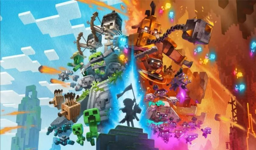 Mojang revela a data de lançamento do Minecraft Legends em abril e mostra a jogabilidade PvP