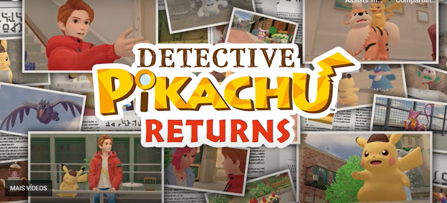 Novo trailer de Detective Pikachu Returns mostra novos Pokémon&nbsp;parceiros