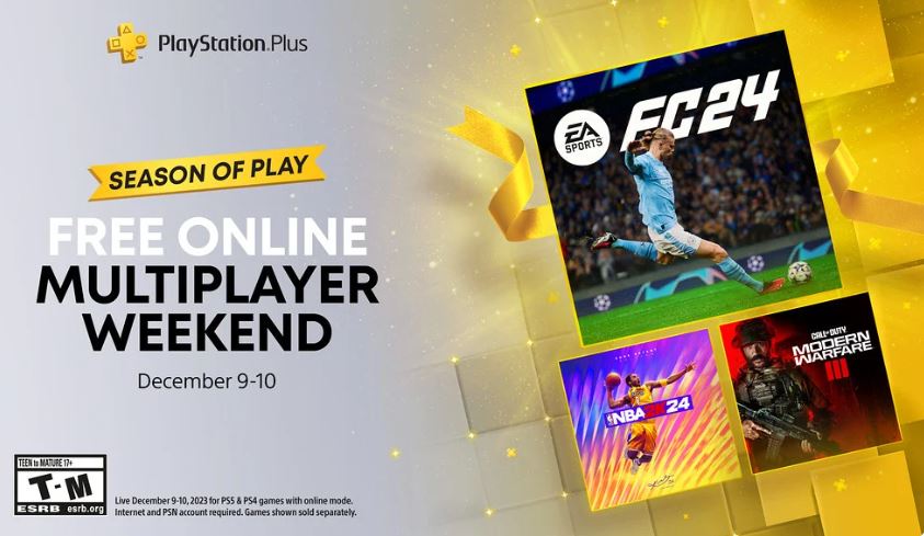 Fim de semana multijogador online gratuito do PlayStation Plus anunciado para PS4 e&nbsp;PS5