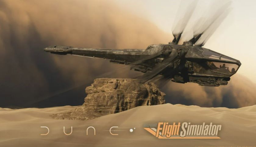 Flight Simulator deixa a Terra pela primeira vez com expansão Dune&nbsp;gratuita