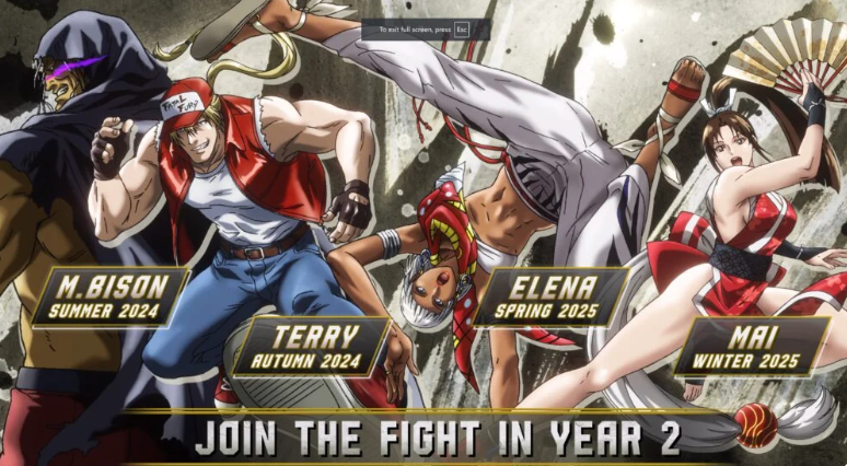 Terry e Mai de Fatal Fury estão chegando ao Street Fighter&nbsp;6