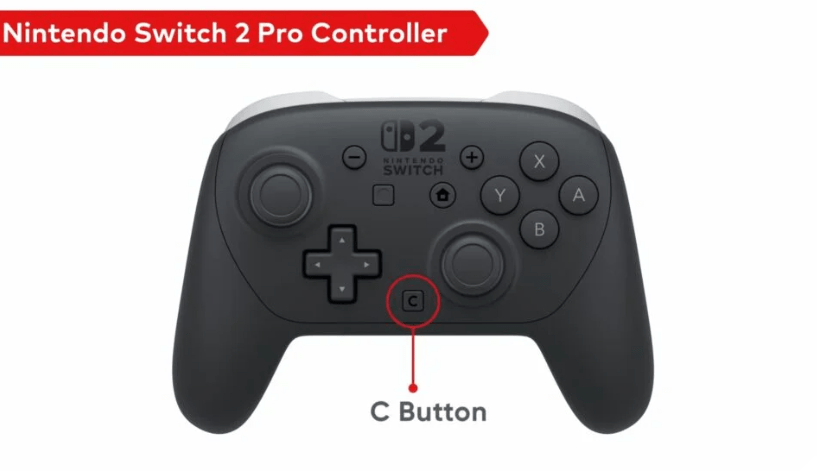 Nintendo Switch 2 Pro Controller é anunciado, com vários botões novos