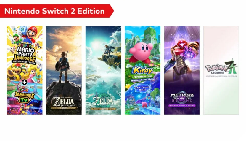 Metroid Prime 4, Zelda e Pokémon estão recebendo edições aprimoradas do Switch&nbsp;2