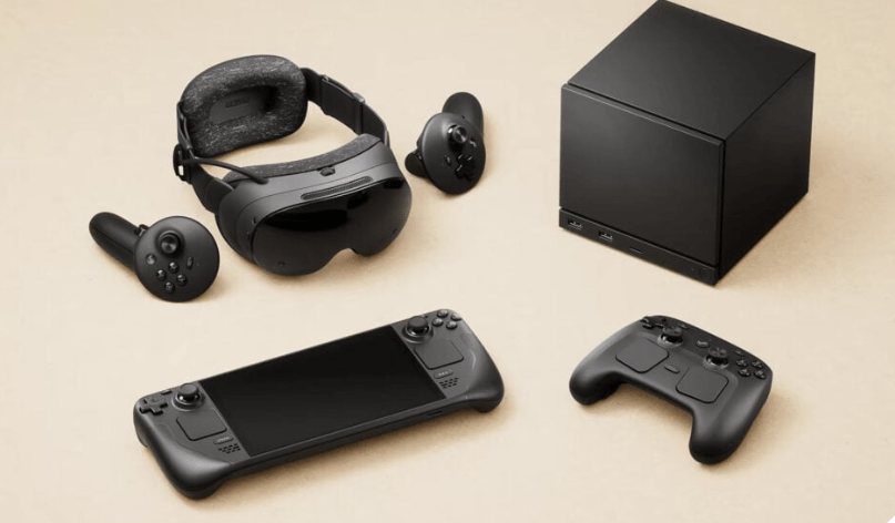A Valve anuncia um novo “console” Steam, um controle e um headset de realidade&nbsp;virtual.
