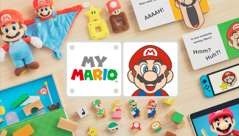 A nova linha infantil “My Mario” da Nintendo estará à venda nos EUA e na Europa no próximo mês.