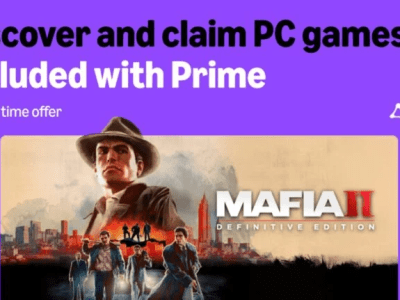 Os 11 jogos “gratuitos” do Amazon Prime para maio incluem Mafia II Definitive&nbsp;Edition.