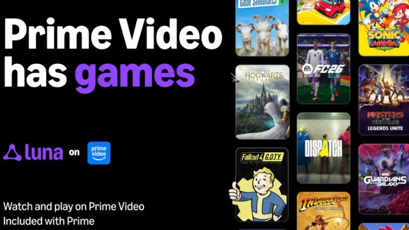O aplicativo Prime Video da Amazon está recebendo o serviço de streaming de jogos Luna, facilitando a busca por&nbsp;conteúdo.