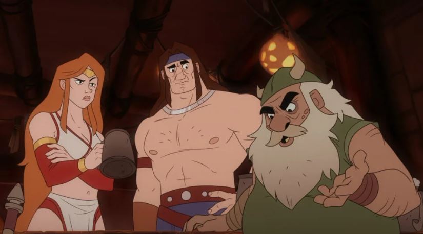 O primeiro trailer da animação Golden Axe, da Paramount, contém magia, humor metalinguístico e uma data de&nbsp;lançamento