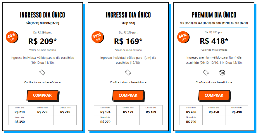 Guia Completo de Ingressos: Valores, Lotes e Modalidades da BGS&nbsp;2026