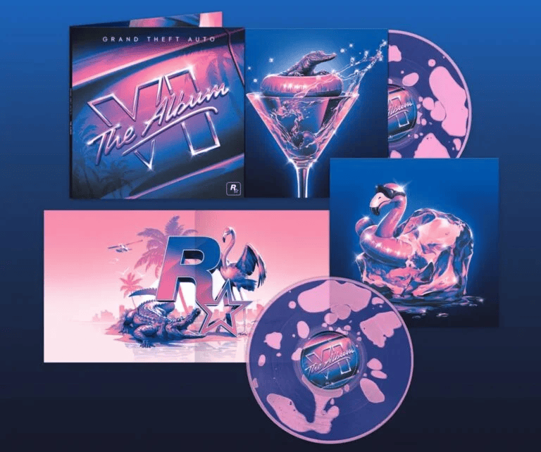 Grand Theft Auto 6 ganhará uma trilha sonora em vinil, CD e streaming com 34 faixas originais.