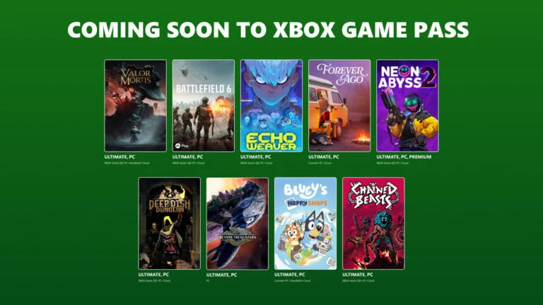 Battlefield 6 e outros jogos chegam ao Xbox Game Pass em outubro.