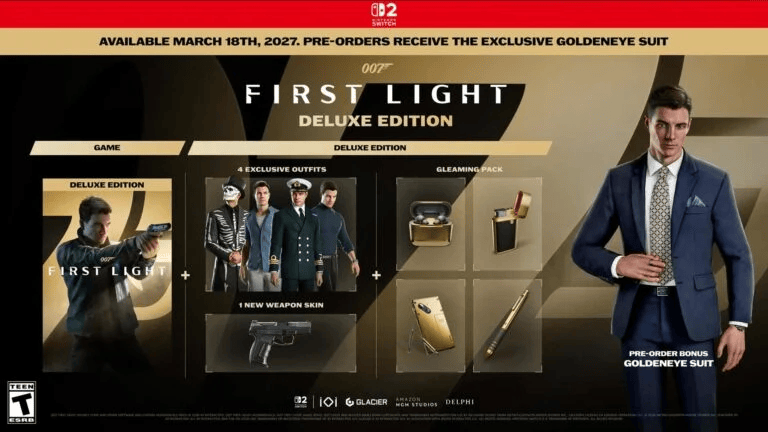 A versão de 007 First Light para Nintendo Switch 2 finalmente ganhou uma nova data de&nbsp;lançamento.